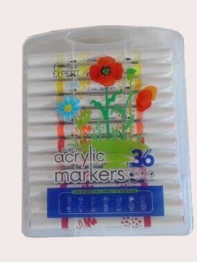 36 acrylic markers + case ~ Creative Expert